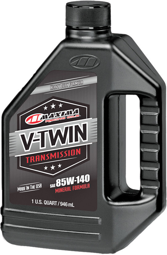 1 Qt Bottle Maxima V-Twin Transmission Gear Oil 85W-140 Harley Davidson Mineral