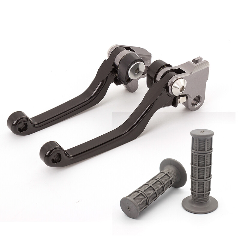 For Suzuki RM125/250/85 RMZ250/450 Dirtbike Brake Clutch Pivot Lever Grips FXCNC