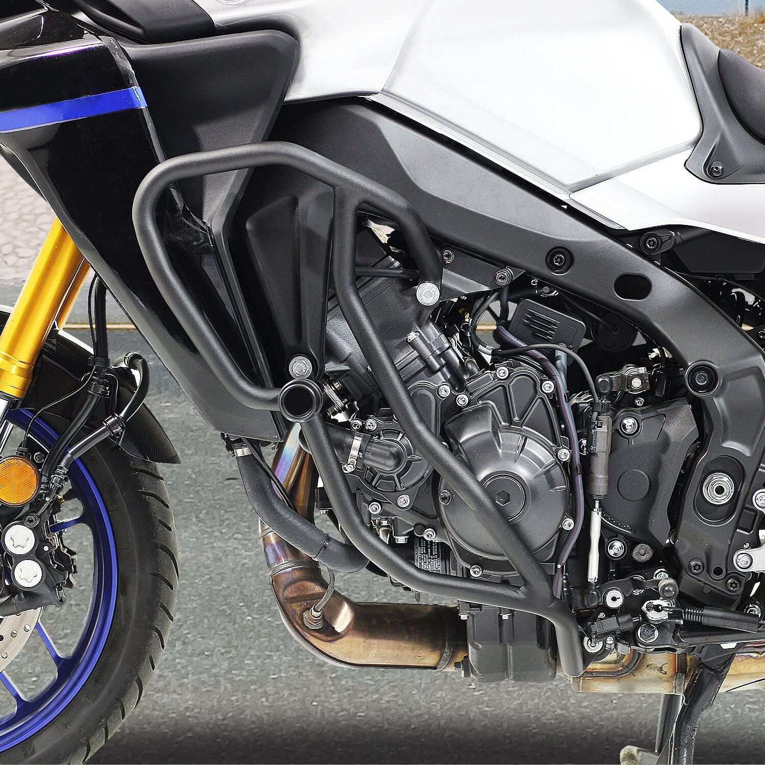 Frame Guard Stunt Cage Engine Crash Sissy Bar Protector For Yamaha Tracer 9 GT +