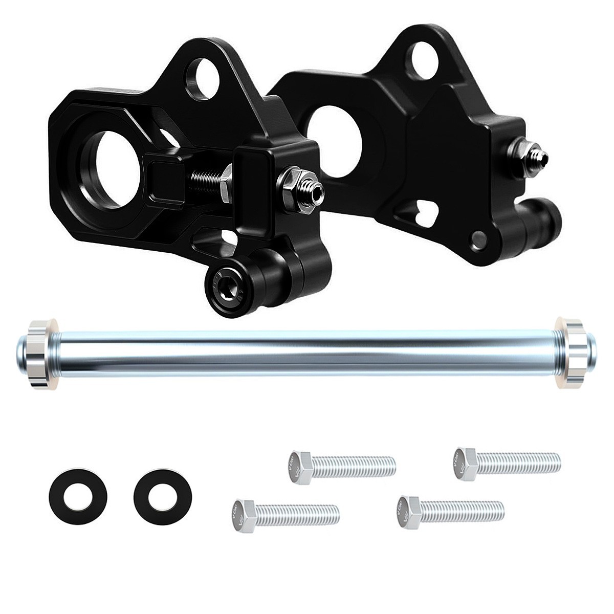US Motorcycle Rear Axle Adjuster Kit For Harley 2009-2022 Street Glide FLHX
