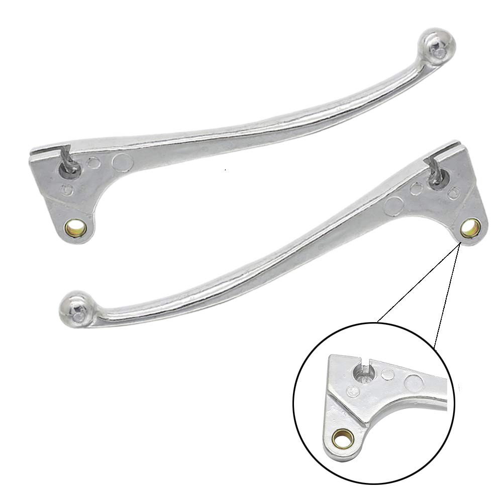 motoparty Handle Clutch Brake Lever for Honda XL 175 185 / CM 185 200 Silver