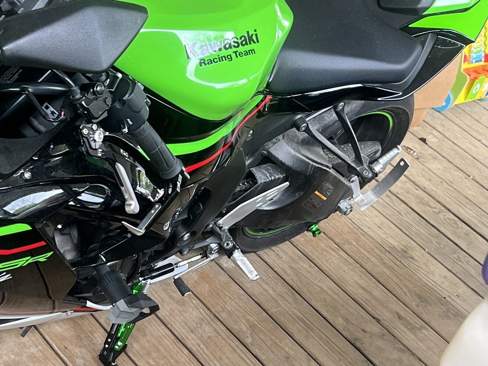 Curved License Plate Relocation Bracket for KAWASAKI NINJA ZX6 ZX6R ZX6RR New
