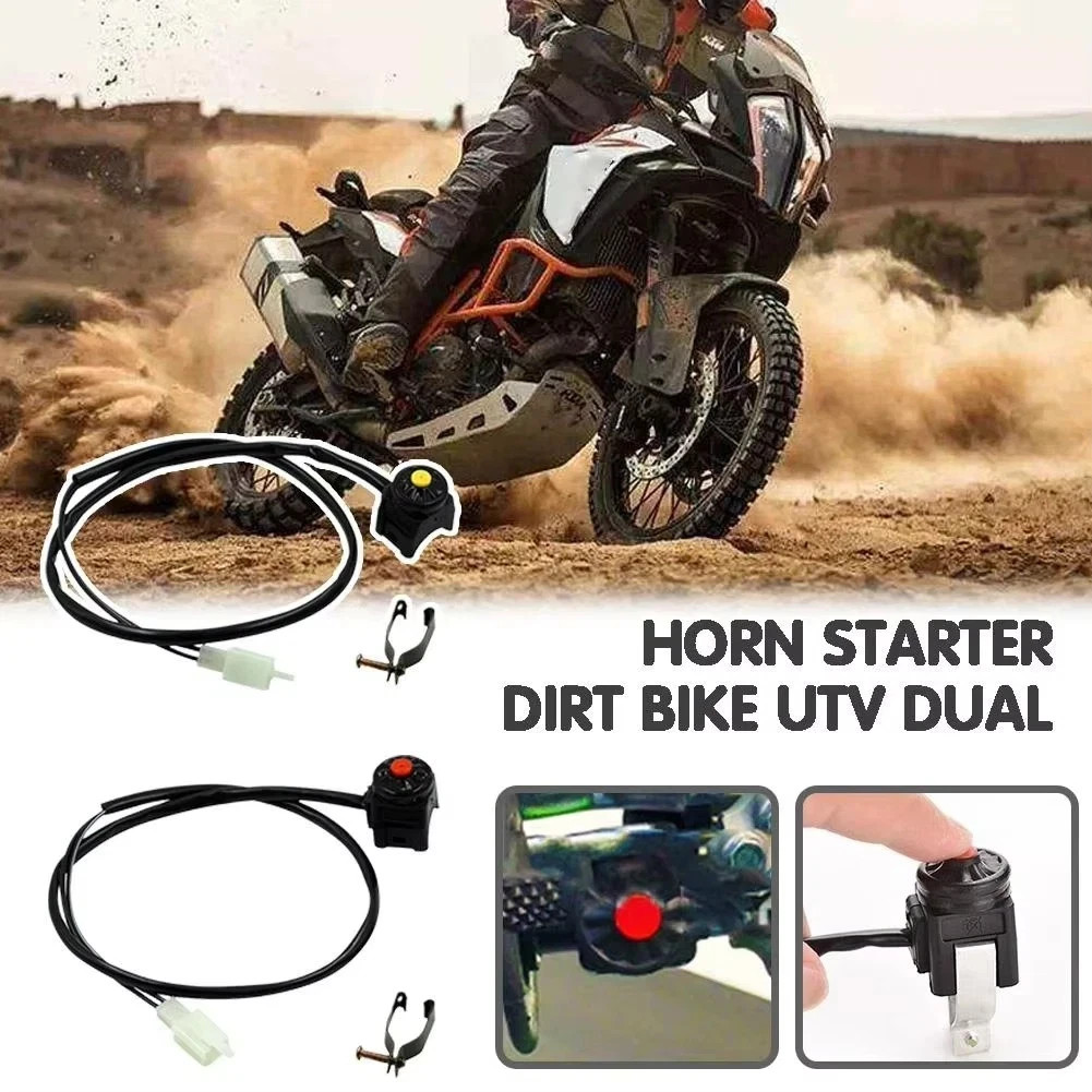Universal Motorcycle Engine Kill Switch 22mm Handlebar Push Button ATV Dirt Bike
