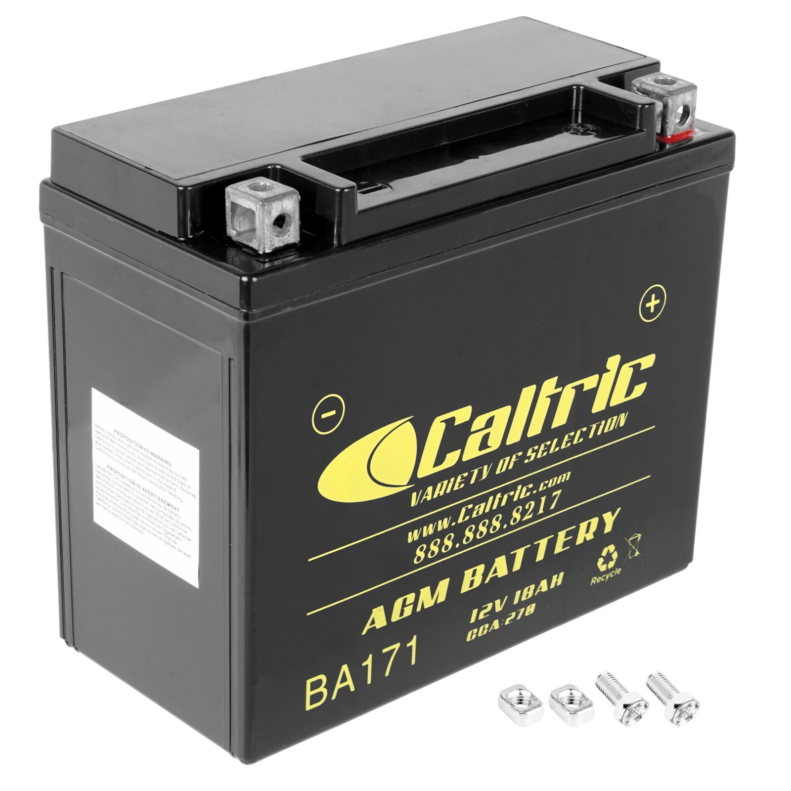 12V / 18AH / CCA 270 AGM Battery for Honda GL1800 Goldwing 2012-2023 / GYZ20L