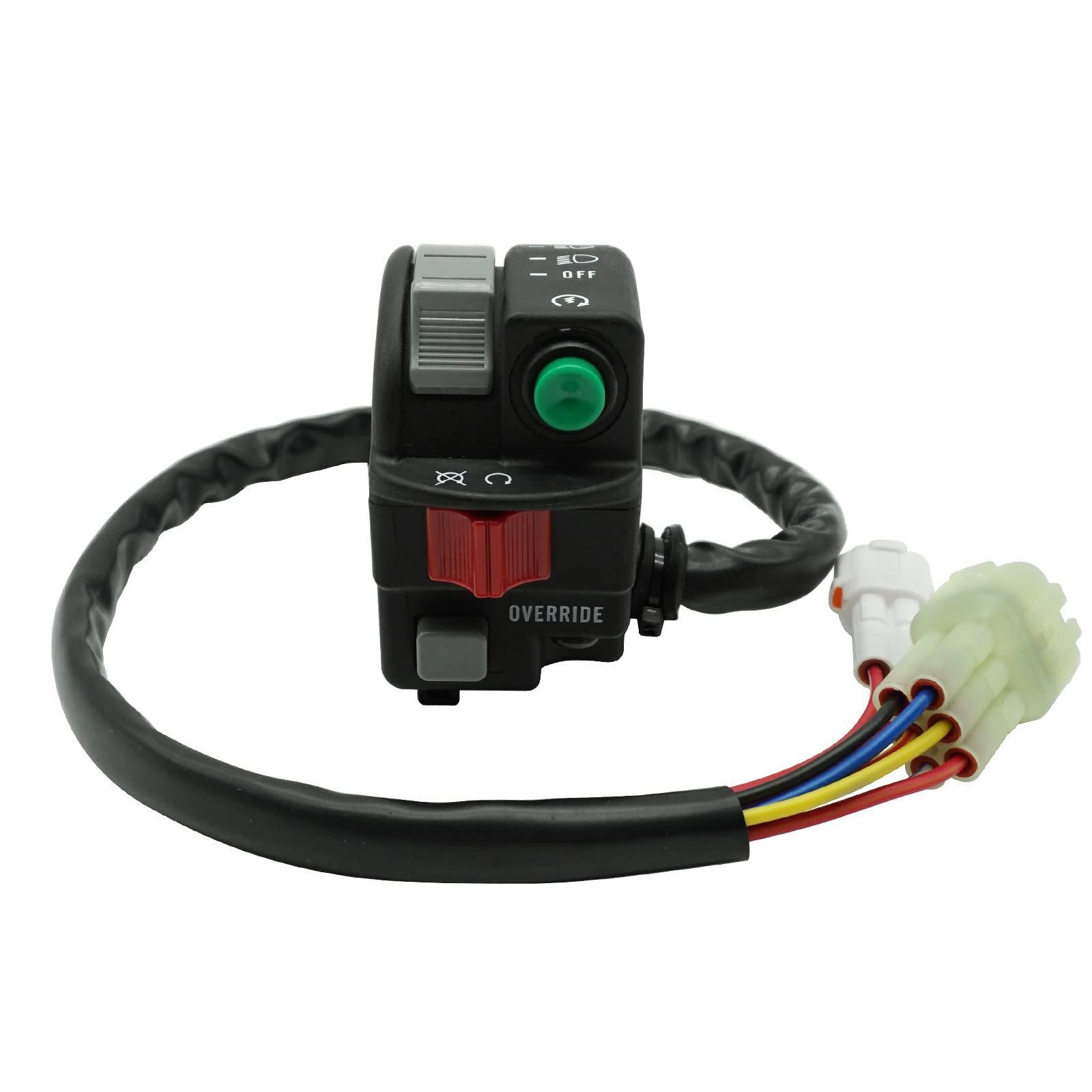 M MATI Handlebar Control Switch Start Kill Stop Headlight Override Button for…