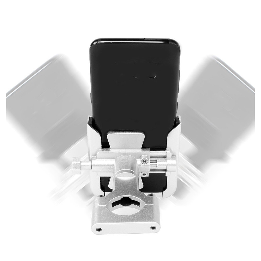 Motorcycle 360° Phone Holder Suitable For 22-30mm diameter round handlebar