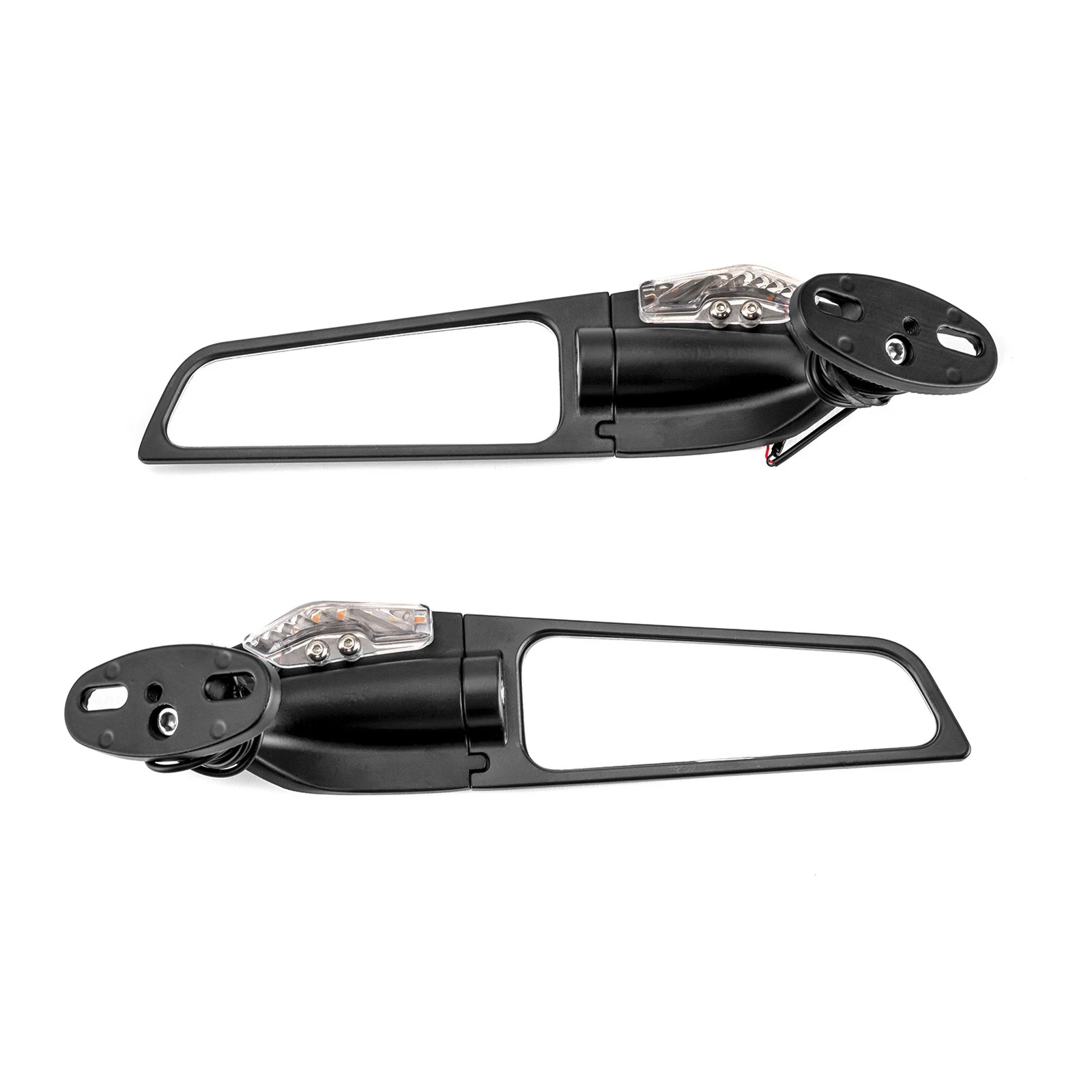 For Suzuki GSX-R GSXR 600 750 100 LED Mirrors Wind Wing Rotating Rearview