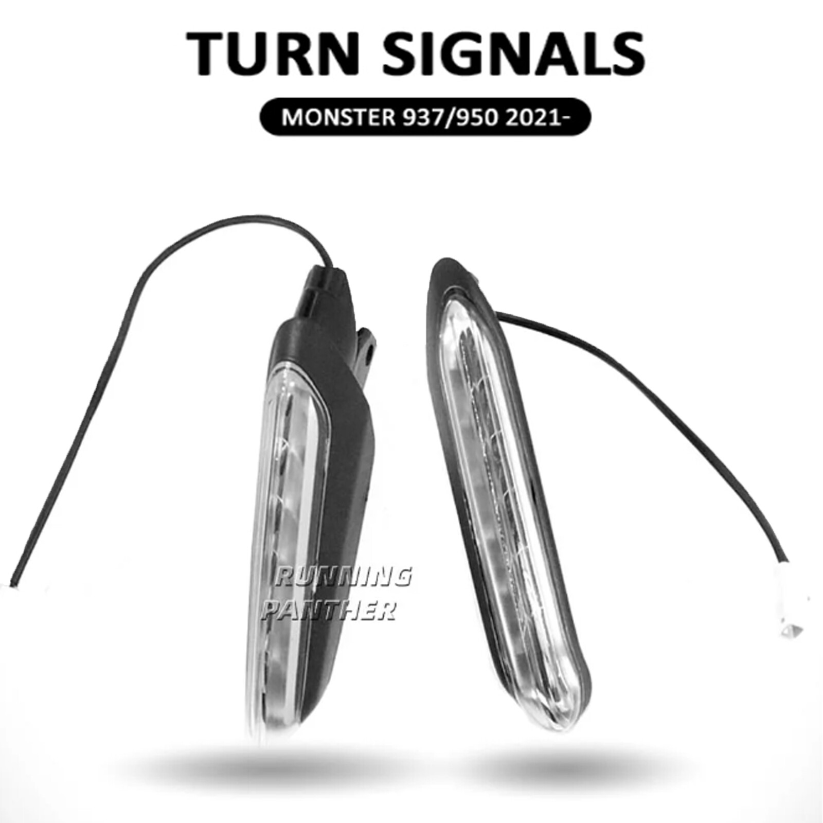 LED Turn Signal Light Day Night Indicator For Ducati Monster 950 937 2021-2023