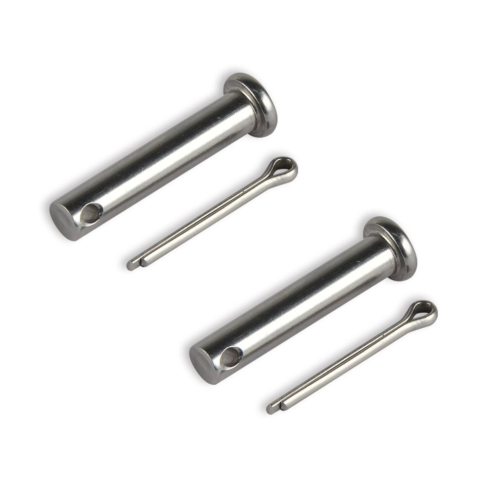 8mm Front Rear Foot Peg Mount Pins Stainless Steel For Suzuki Honda Yamaha BMW
