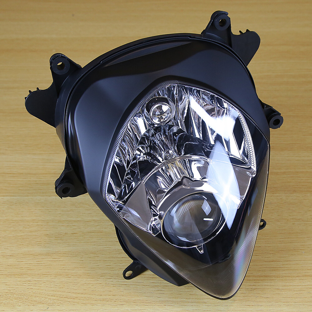 Black Clear HeadLight Lamp Assembly Housing For SUZUKI GSXR1000 GSX-R1000 07-08