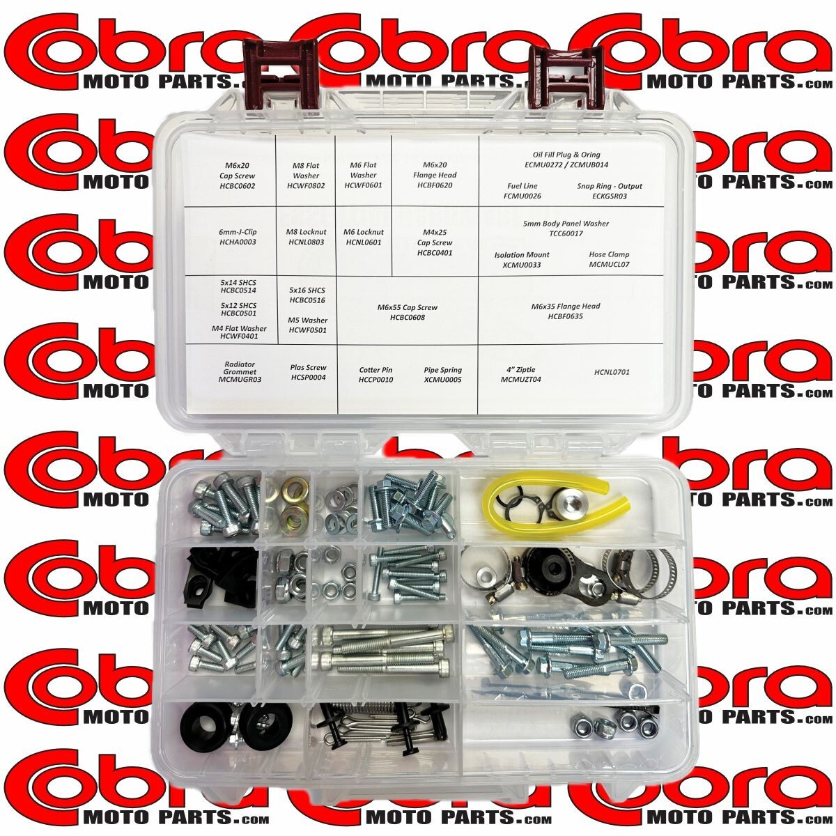 Cobra CX50 Hardware Kit | Cobra 50cc KING SR JR FWE Dirt Bike | HKAM0011