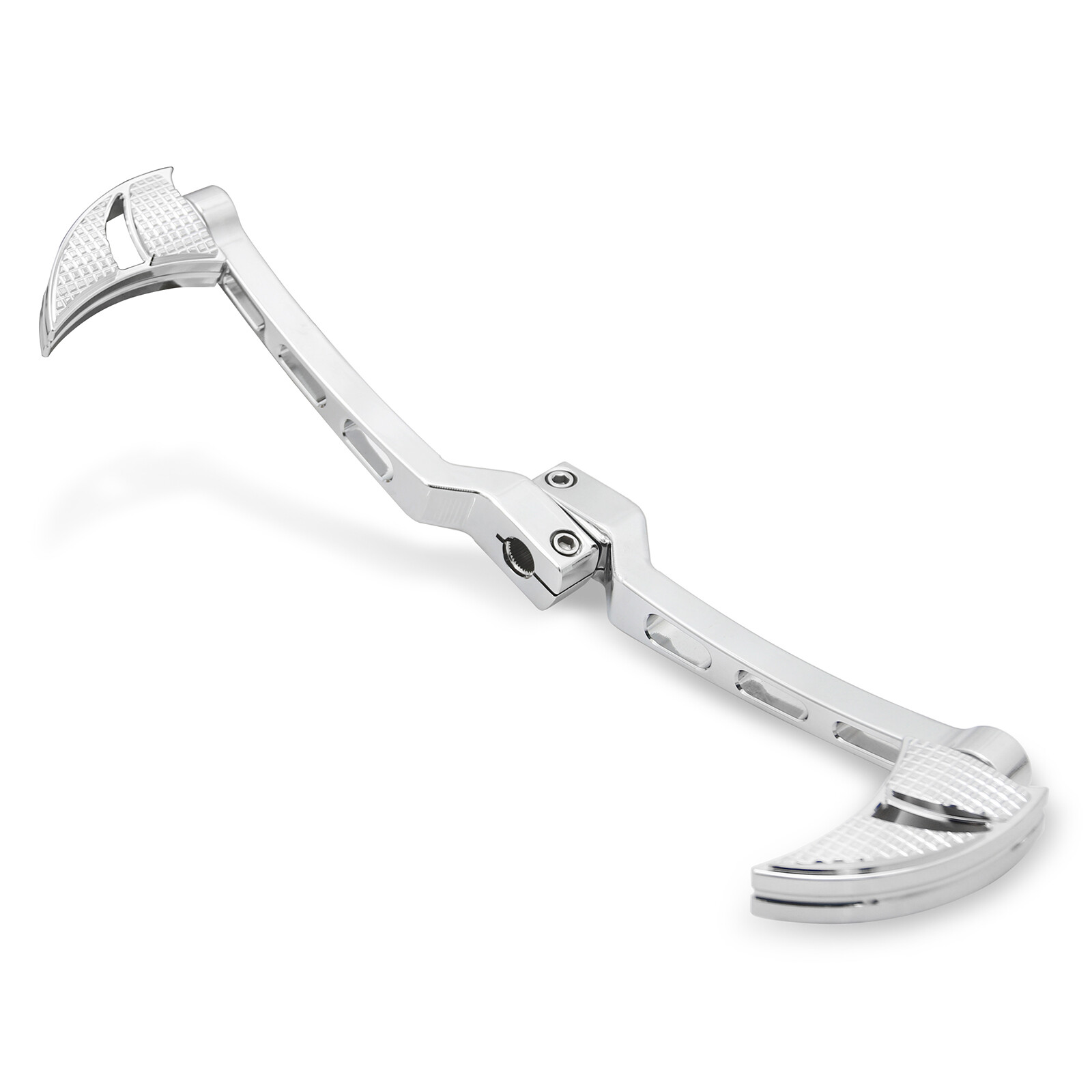 Chrome Blade Floorboards brake shifter levers For Harley Touring 08-13 St Glide