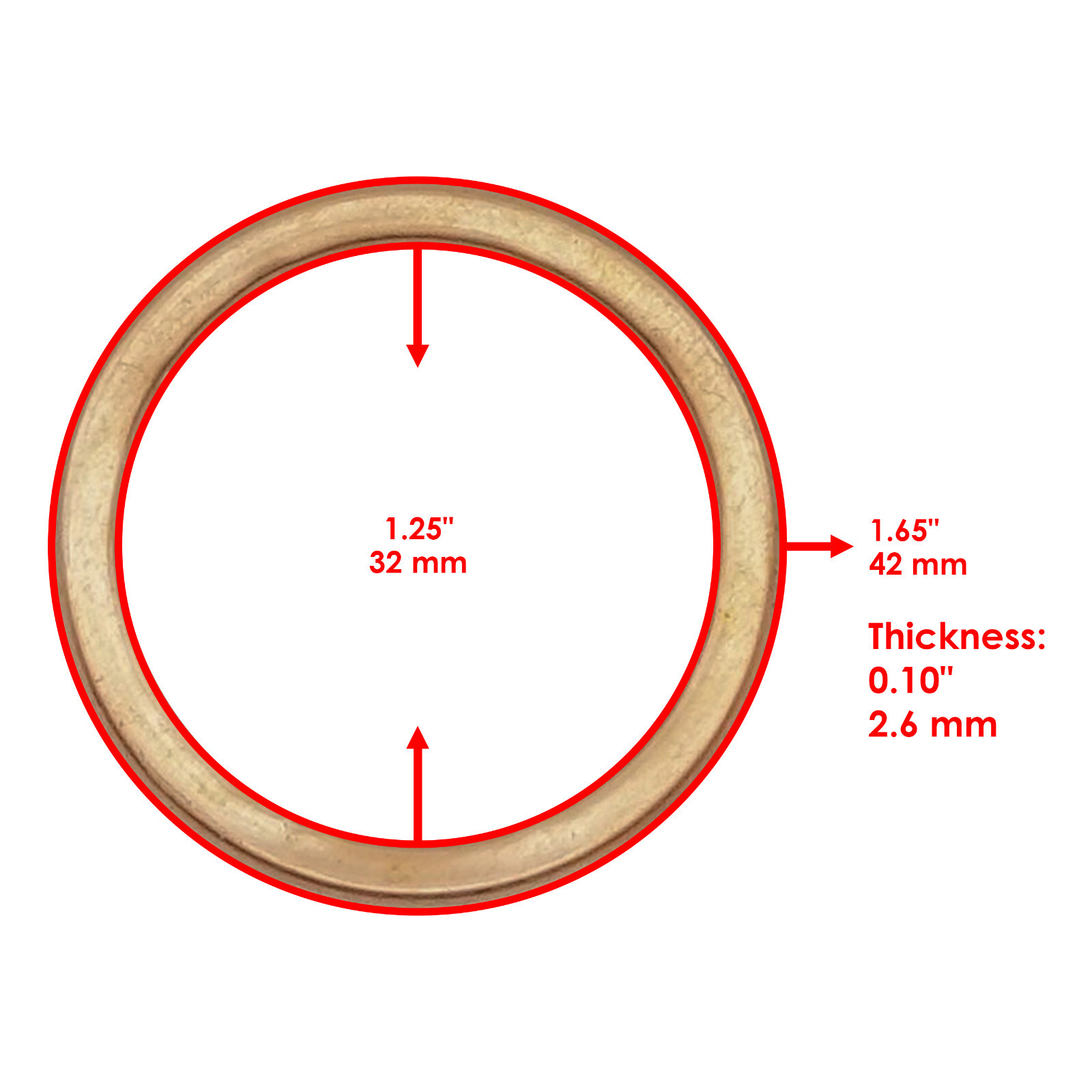 4-Pack Exhaust Pipe Gaskets for Kawasaki Ke1000 Police KZ1000P 1996-2003 2005