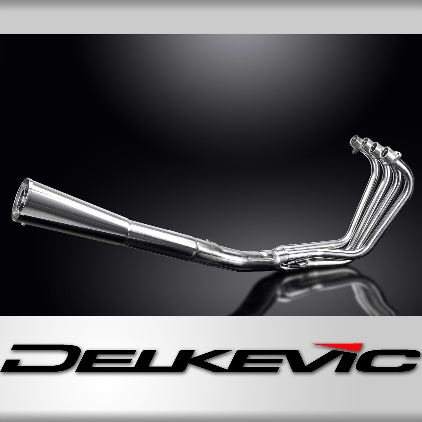 Suzuki GS1100E GS750 80-82 Full Exhaust 4-1 Stainless Classic Megaphone Muffler