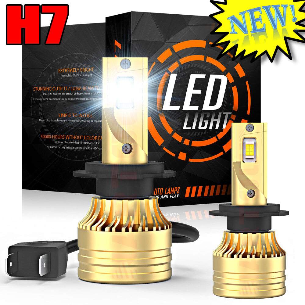 For Honda Silver Wing 600 Motorcycle LED Headlight H7 6000K Bright White BULBS