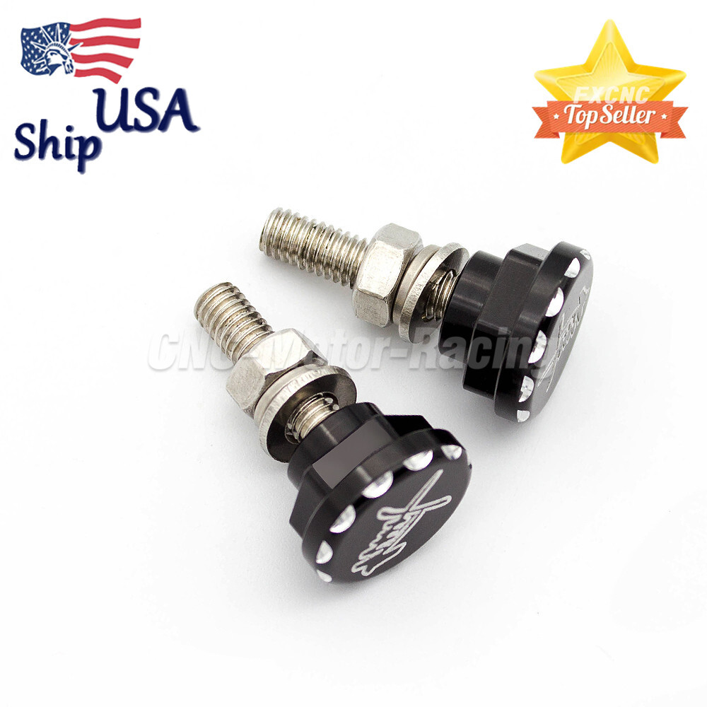 For Suzuki GSXR1300/Hayabusa 1999-2018 2017 2016 2015 License Plate Screw Bolts