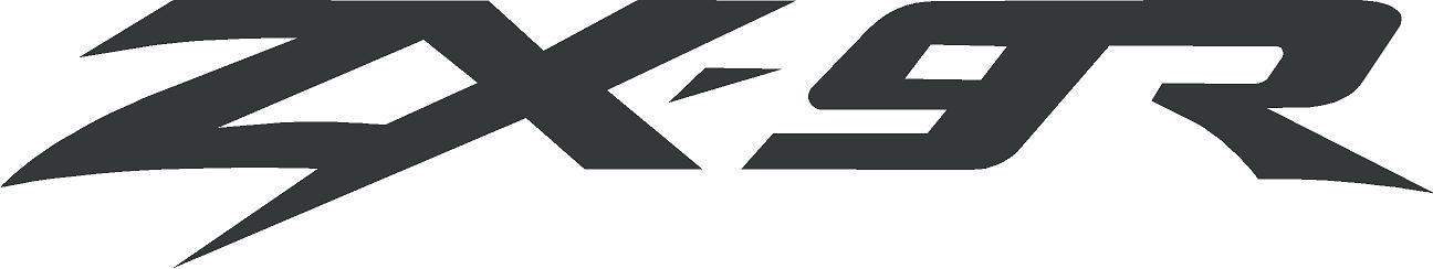 #208 (2) 8.5″ Kawasaki K Decal Sticker Gloss Black Vinyl Racing ZX9 ZX9R