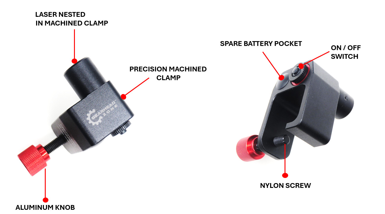 Laser Chain and Sprocket Alignment Tool – Gearhead Zone