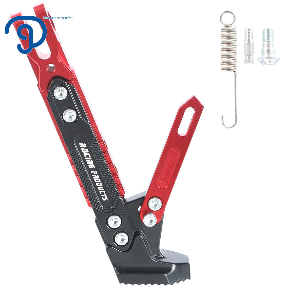 Motorcycle CNC Aluminum Alloy Kickstand Side Support Kick Stand Adjustable NEW