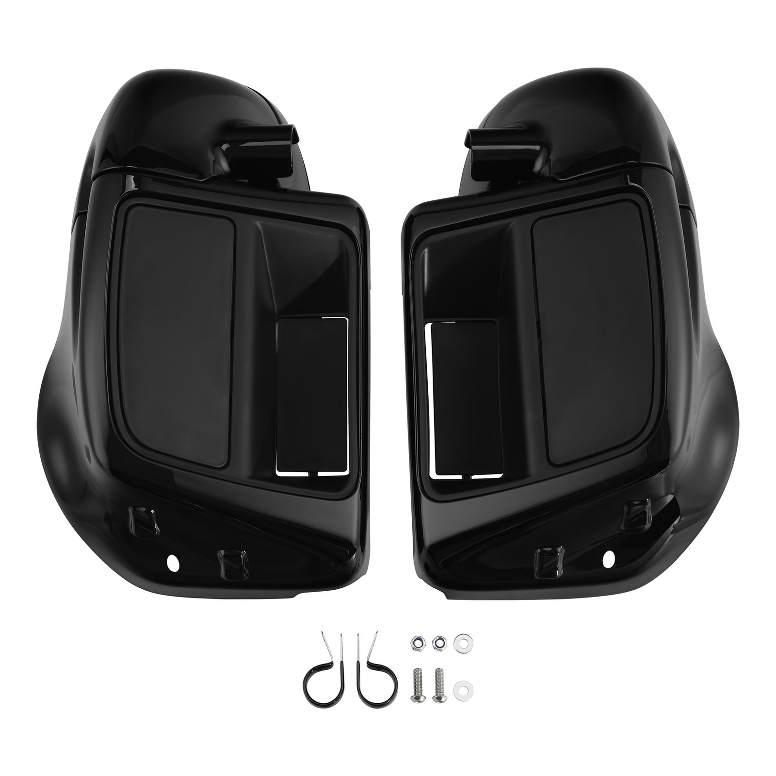 Lower Vented Fairings With Engine Guard Crash Bar Fit For Harley Touring 14-23