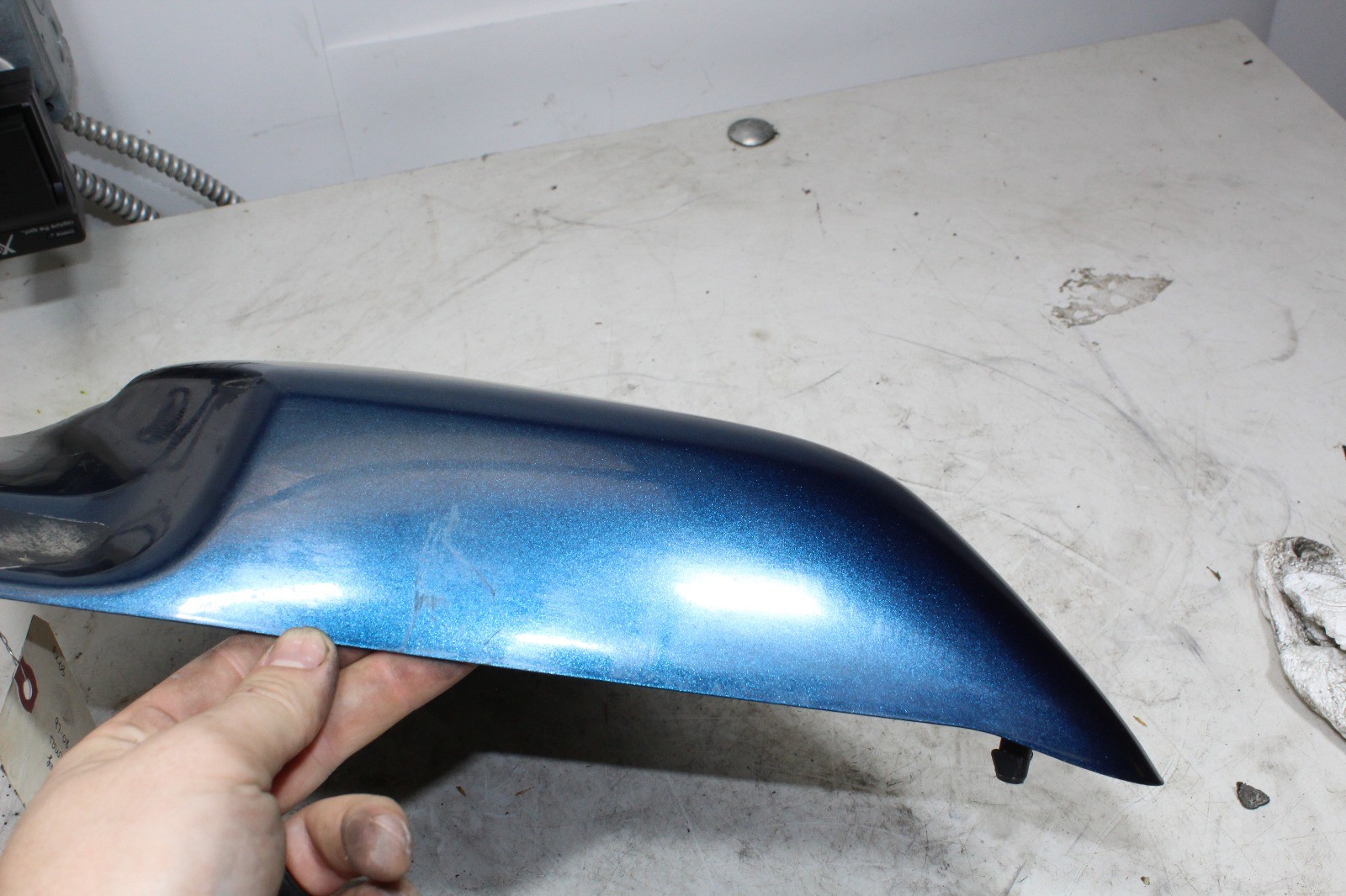 97-08 Harley OEM Road King Touring Cover Panel Left Side Luxury Blue