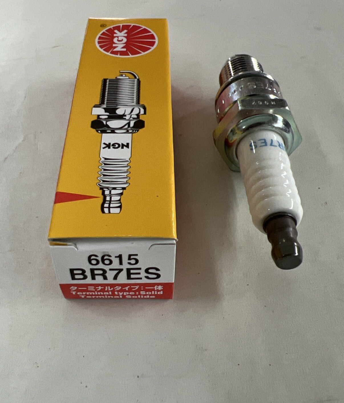 NGK BR7ES SOLID TERMINAL TYPE Stock Number 6615