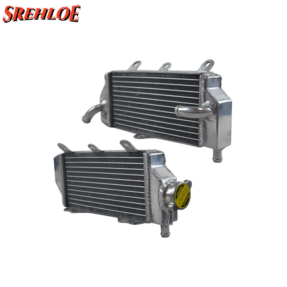 FITS FOR 2010 2011 2012 2013 Yamaha YZF250 YZ250F Aluminum Radiator Silver L&R