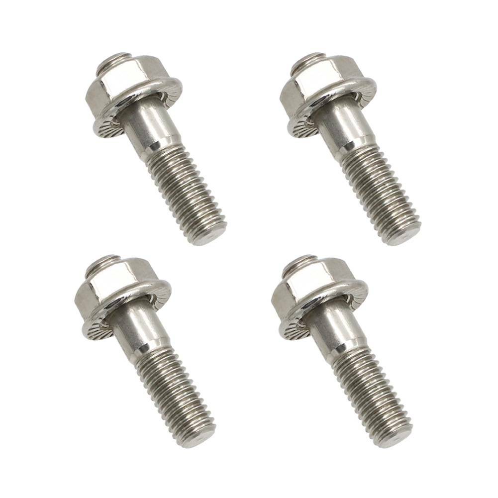 M8x35 Exhaust Studs & Flange Nut Set For Yamaha Suzuki Honda Kawasaki Z1000 Z750