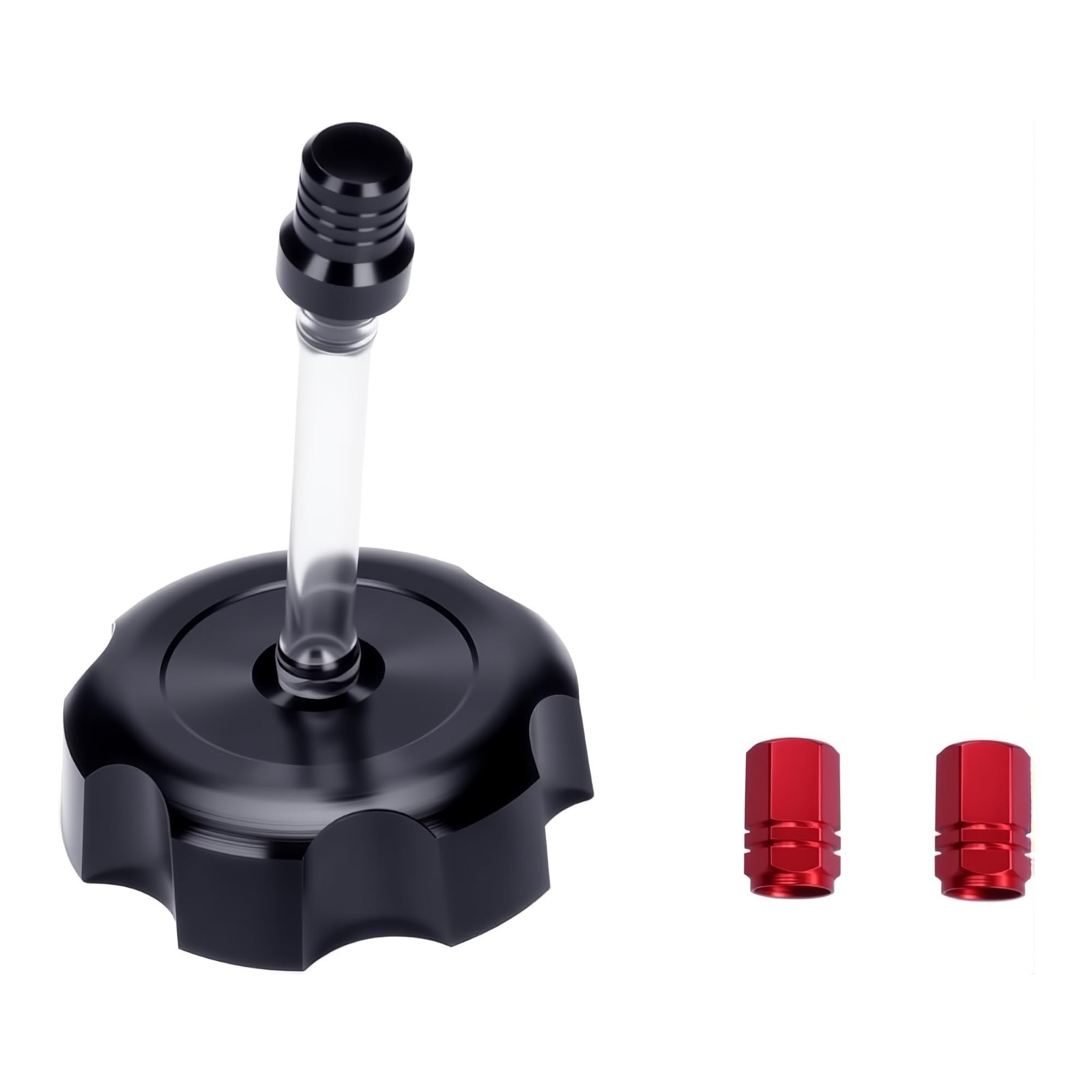 40mm CNC Gas Fuel Tank Cap with Vent Breather Tube – Motorcycle/ATV Accessory