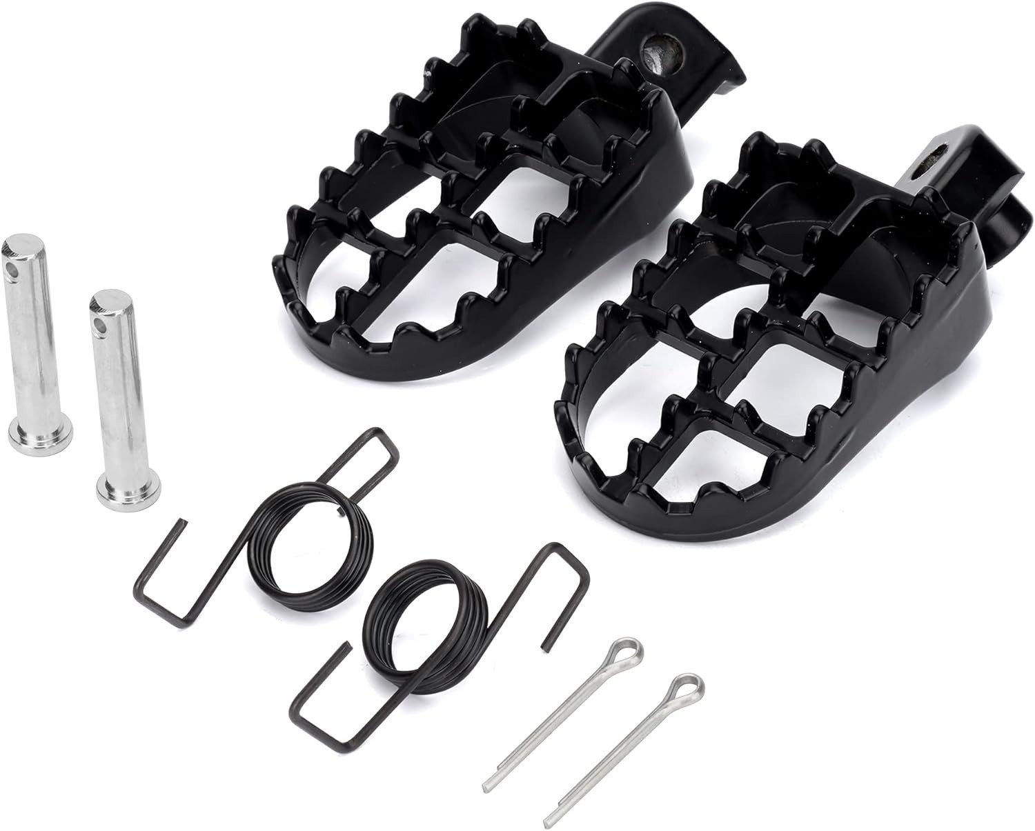 High-Quality Aluminum Foot Pegs for Taotao & Other Dirt Bikes – Black Finish