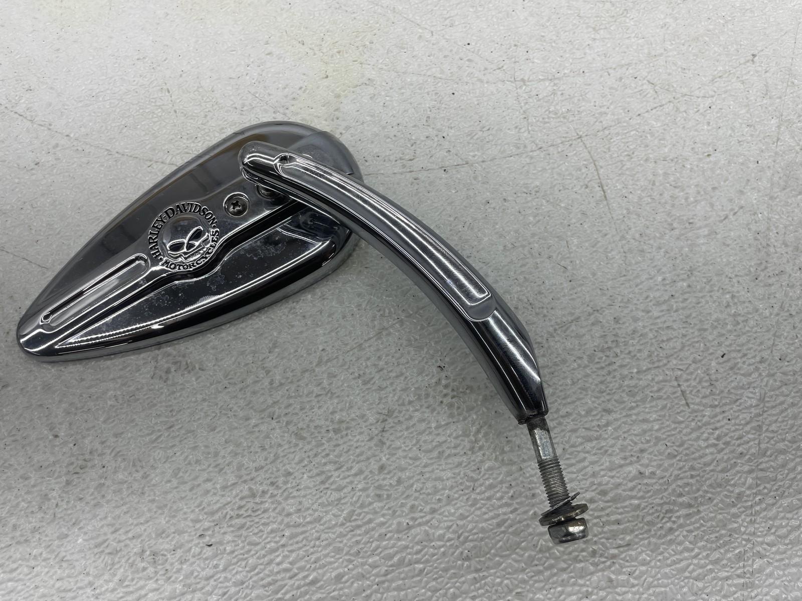 07-11 HARLEY-DAVIDSON SPORTSTER 1200 XL1200C WILLIE G SKULL REAR VIEW MIRROR SET