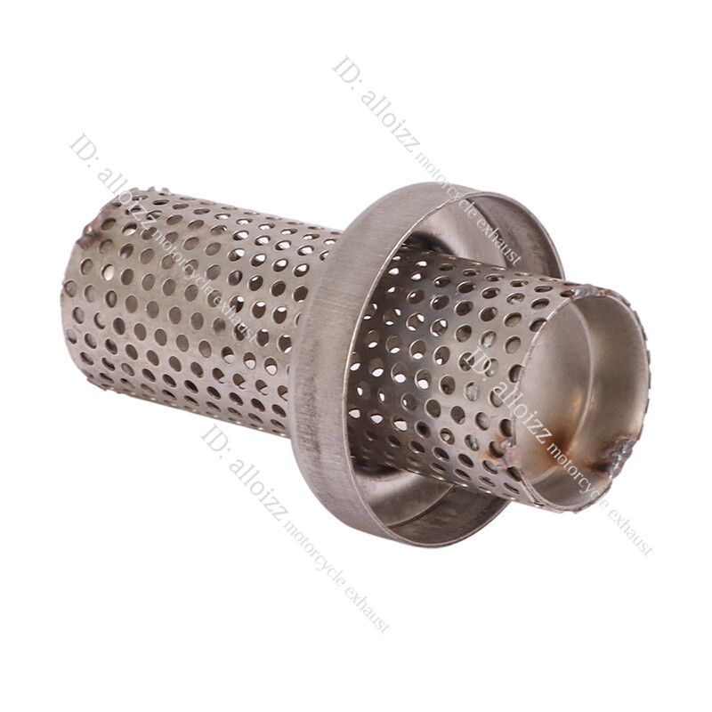 60.5mm Universal Exhaust Pipe Silencer DB Killer Baffles Reduce Noise Removable