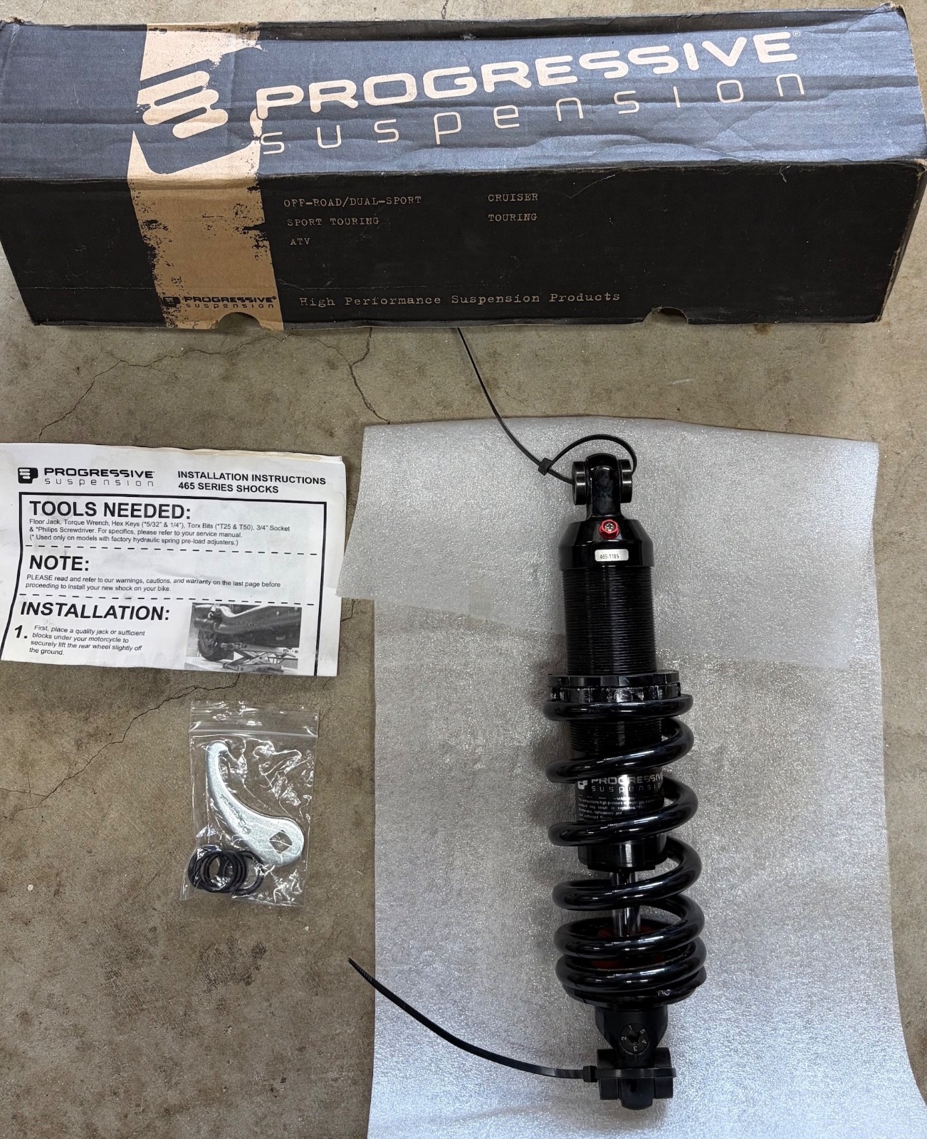 Progressive Suspension – 465-1185B – 465 Series Standard Duty Shocks, 13.1 in