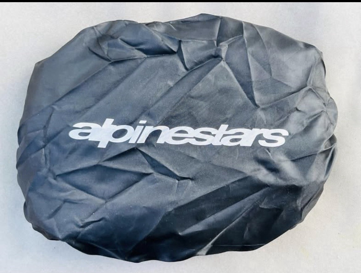 Alpinestars Polyamide Motorcycle Black Waist Bag/Straps/Rain Cover/ 11in X 7in