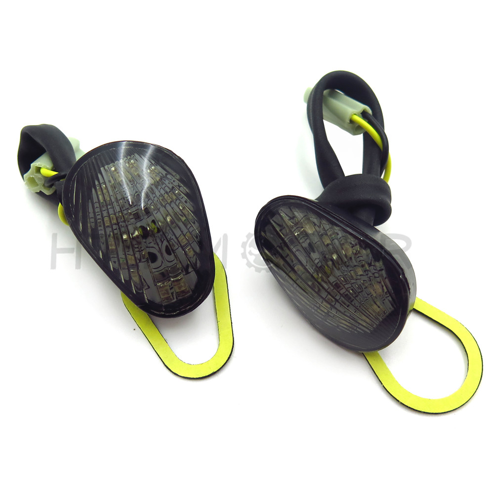 Smoke Euro LED Flush Mount Turn Signal for YAMAHA YZF R1 R6 R6S 2006 2007 2008