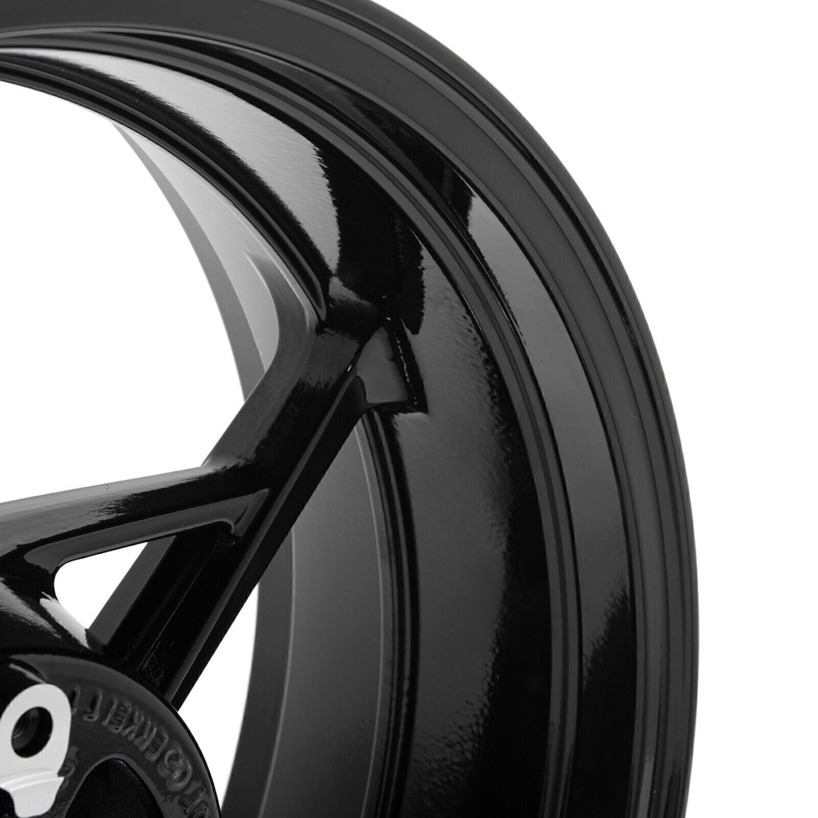 Aluminum 17″x5.5″ Black Tubeless Rear Wheel Rim Z900 17-24 ZR900SE For Kawasaki