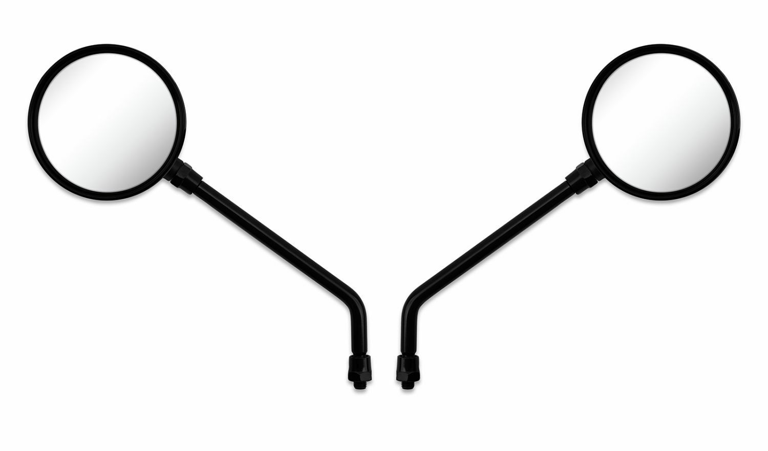 Pair of Mirrors For Kawasaki KLR 650 1999 (Black 1 Pair)