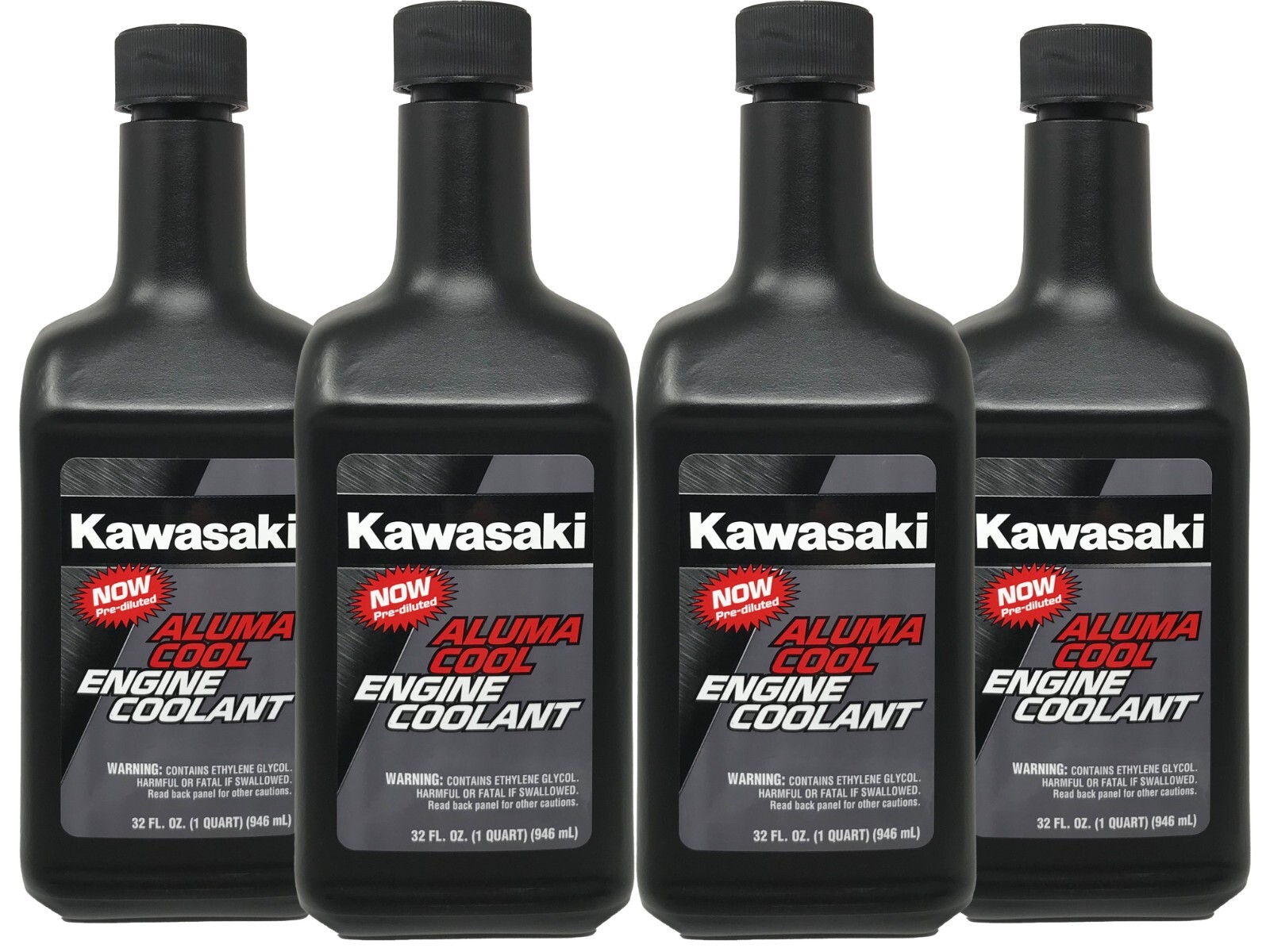 Kawasaki Genuine OEM Aluma Cool Engine Coolant K61081-004B – 4 Pack