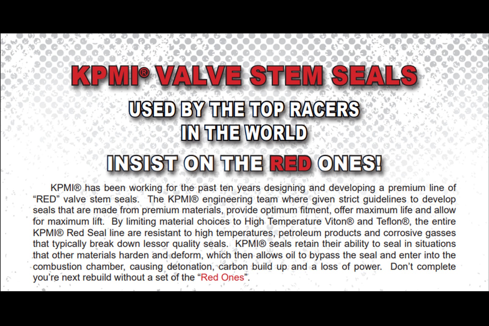 2007 Suzuki RMZ450 Stock Replacement Kibblewhite Intake Exhaust Valves RED Seals