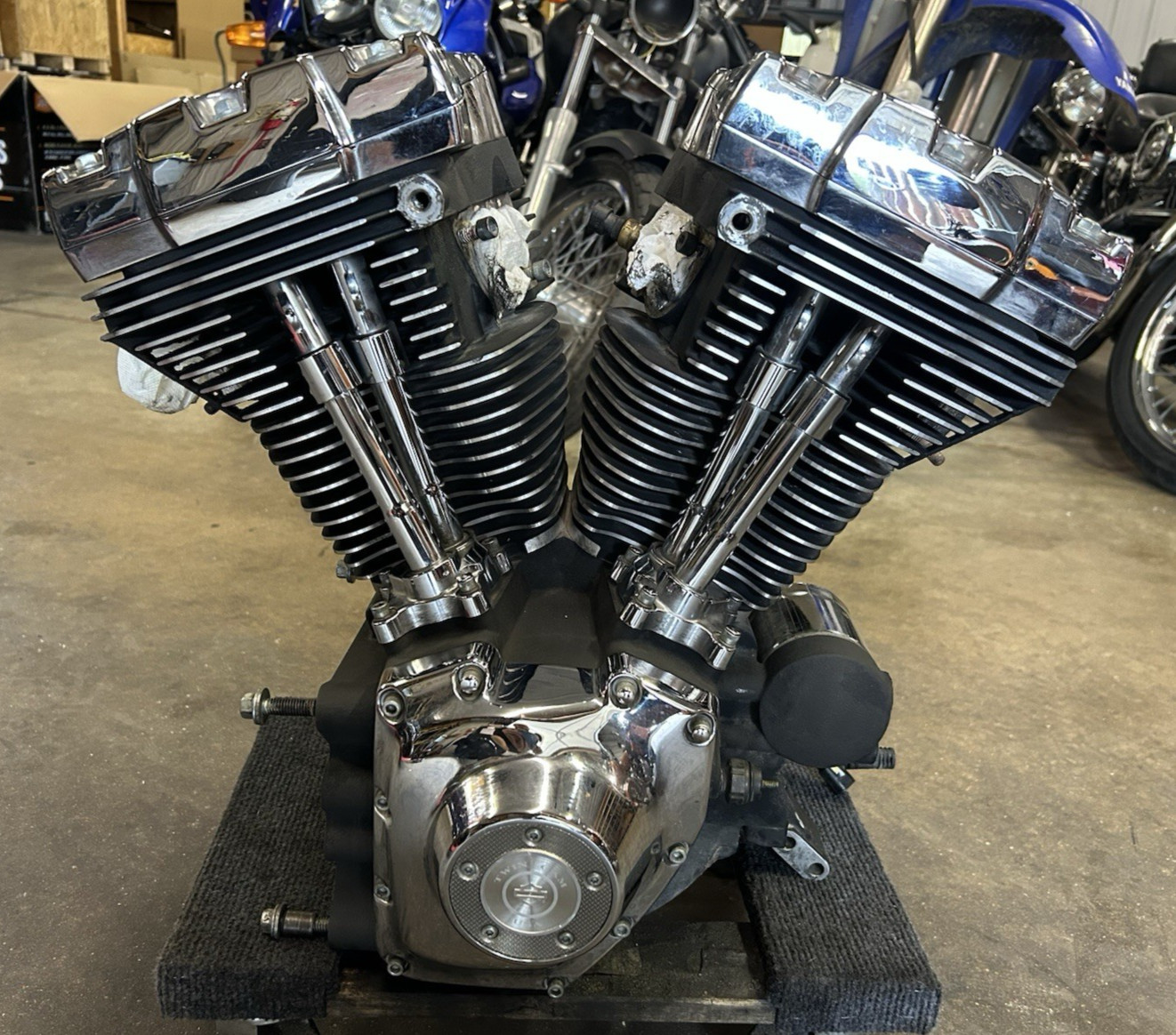 07-17 Harley Dyna FXD 96″ Twin Cam engine / motor VIDEO 30 day comp test VIDEO