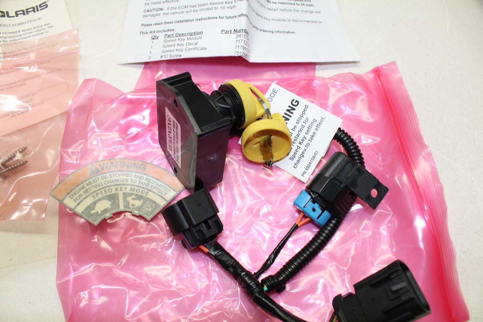 NEW Genuine 2013 Polaris Ranger 900 XP Speedkey Kit OEM # 2879290