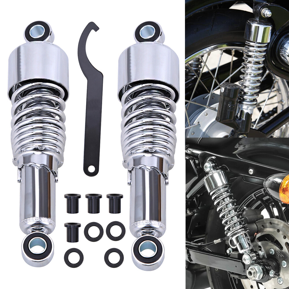 1 Pair 10.5″ 267mm Rear Shock Absorber For Harley Sportster 1200 Custom XL1200C