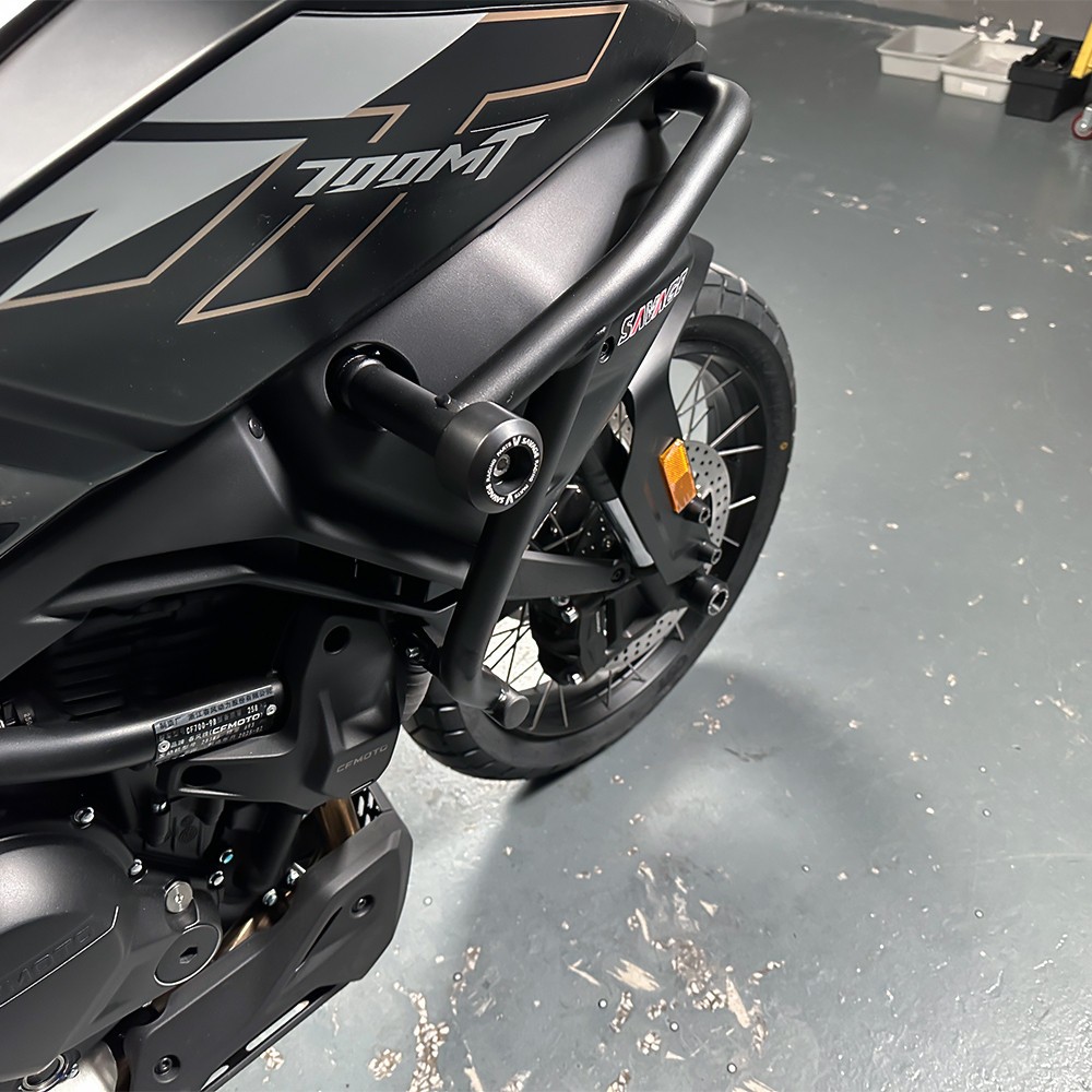 Fender Fork Frame Fairing Bar Slider Crash Protector Guard For CFMOTO 700MT