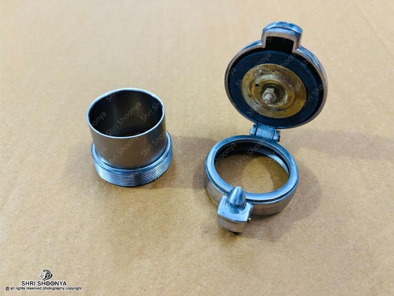 Petrol Tank Fuel Flip Monza Cap 2″ With Filler Neck for Cafe Racer AJS BSA