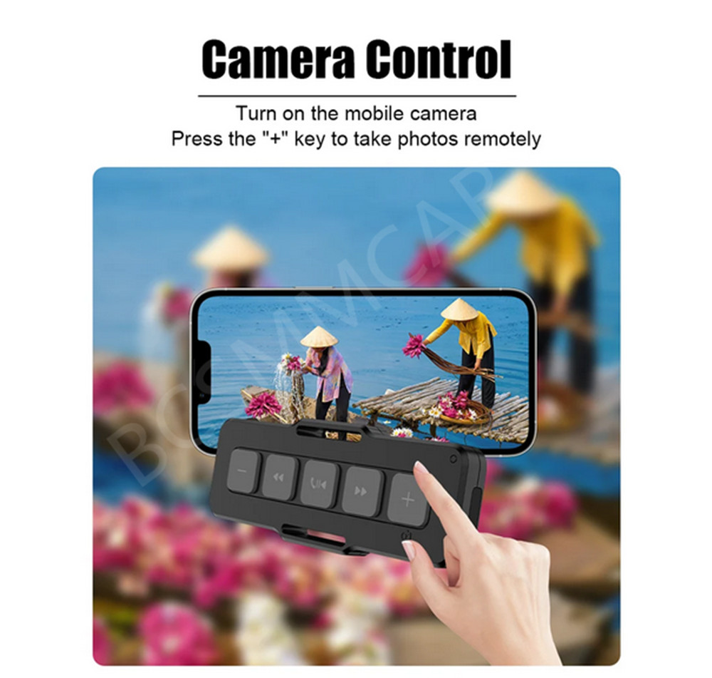 Bluetooth Remote Controller Media Button Motorcycle Switch Hands-free Waterproof