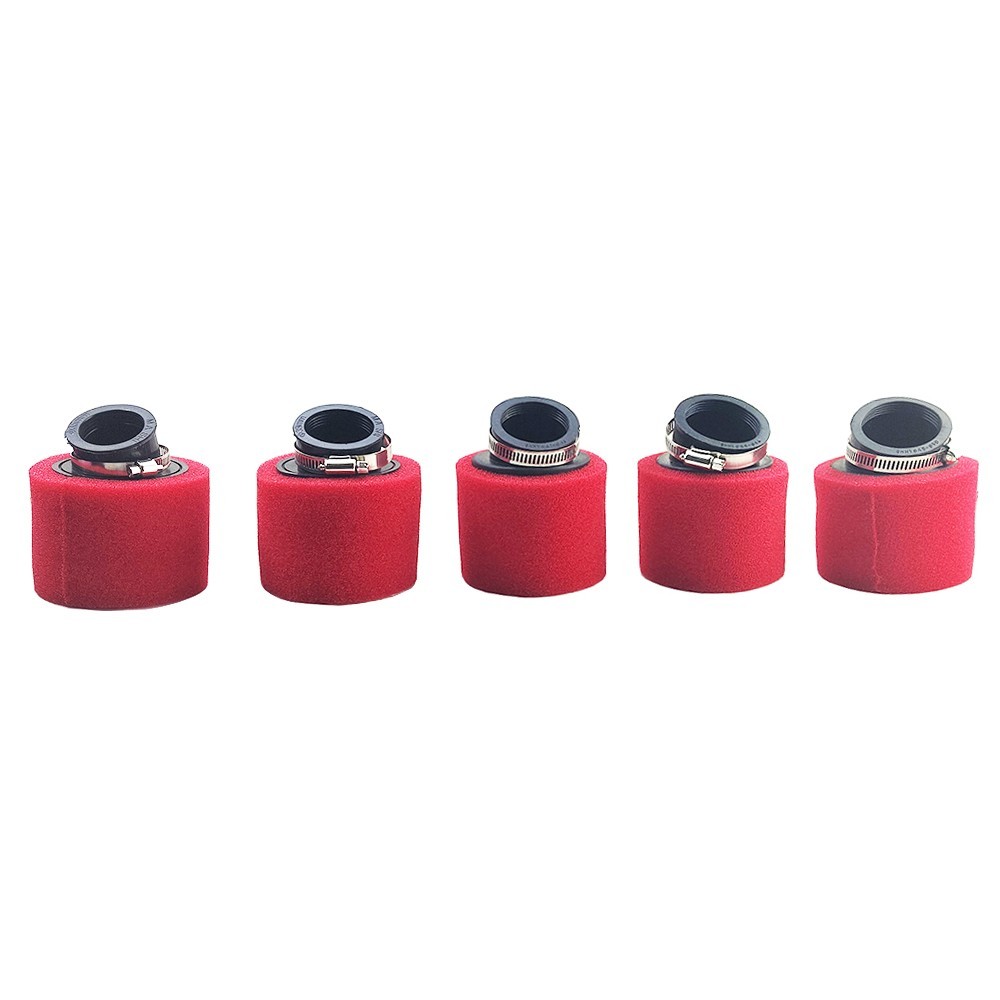 Bend 42mm/1.65In (Fit for 40mm-44mm) Sponge Carburetor Air Intake Filter Cleaner