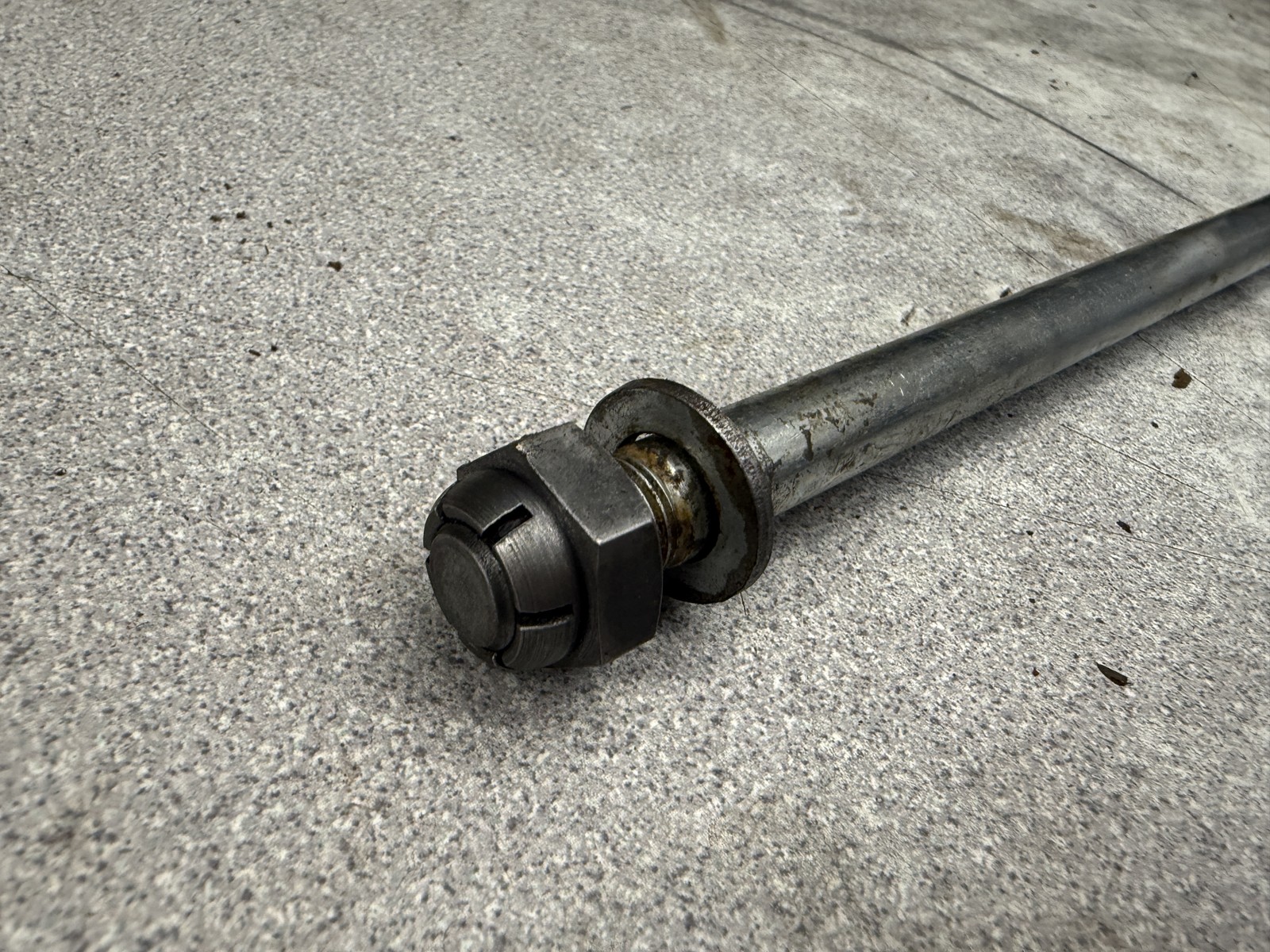 1974 Suzuki TS125 Duster SWINGARM MOUNT PIVOT BOLT M15-9023.AEL