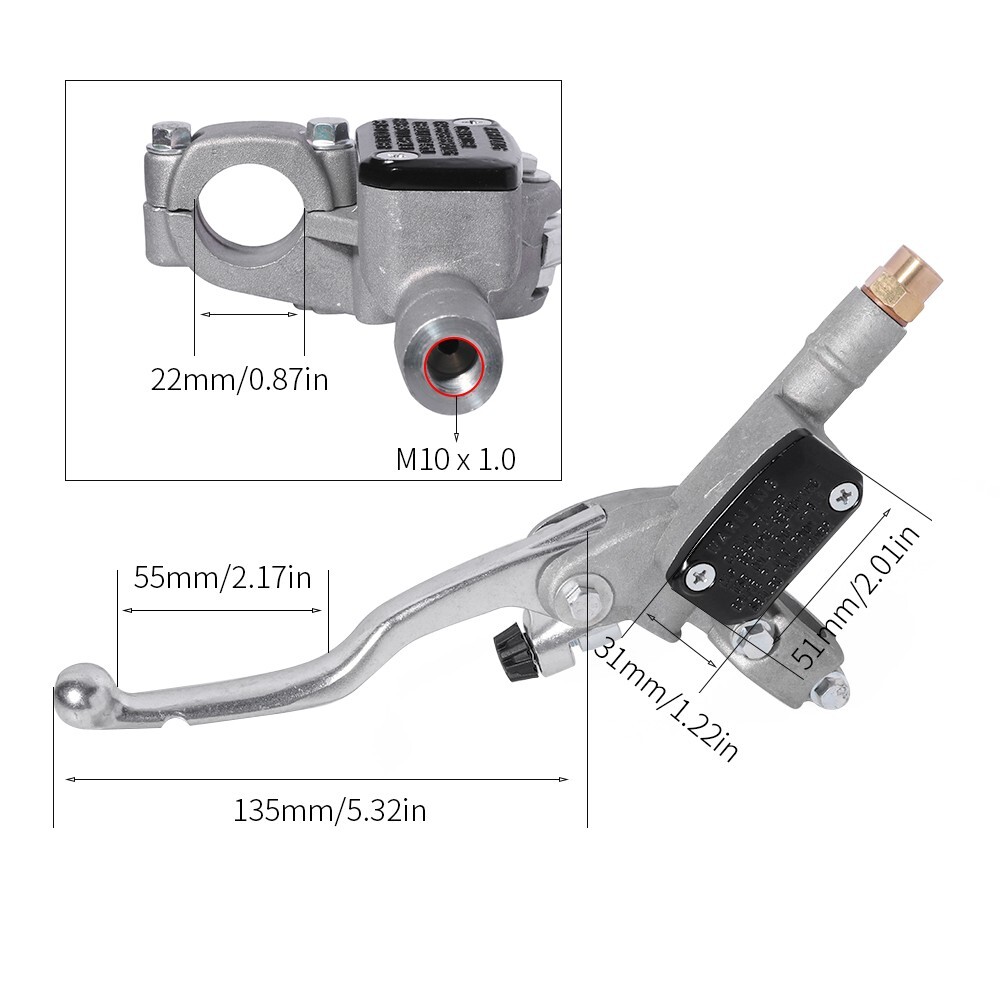For Husqvarna FC FE TE 250 350 450 Hydraulic Clutch Lever Master Cylinder Pump