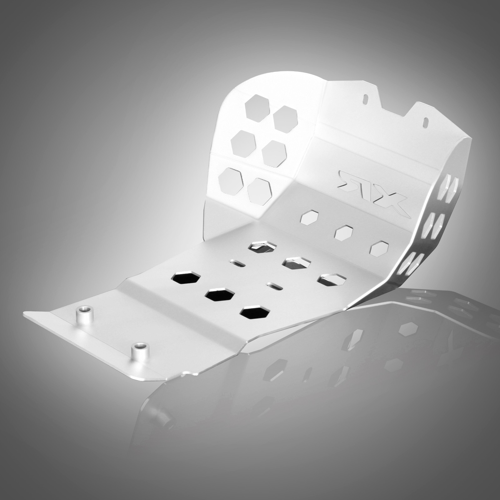 SILVER XR650R Skid Plate Under Bash Cover Guard For Honda XR 650R 2000-2007