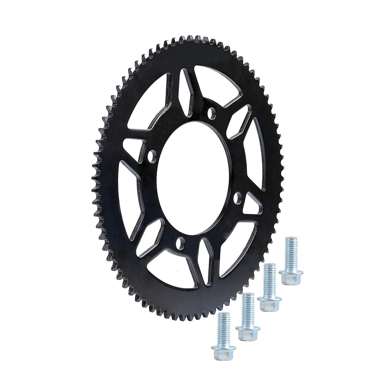 76T 76mm Rear Sprocket for 219H Driven Chain Karting E-bike Trikes Drift Go Kart